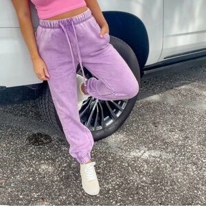 Zenana Women's purple Joggers